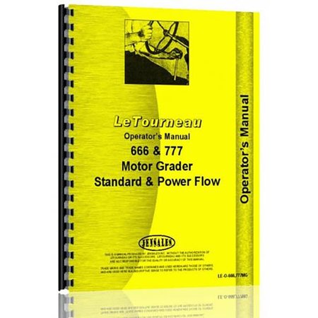 New Operator Manual for Le Tourneau 777 Industrial/Construction -  AFTERMARKET, RAP78409